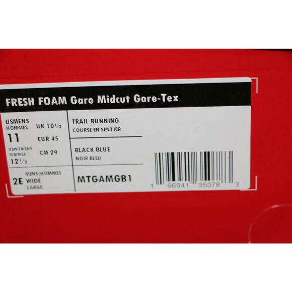 New Balance Fresh Foam Garo Mid GTX Trail Running Shoes Mens 11 2E Wide Gore-Tex main image 15